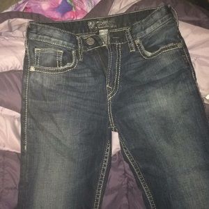 Silver jeans